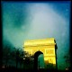 Arc de Triomphe lumière de décembre