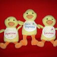 Trois petits canetons pour trois naissances dans trois familles de mes cousins !