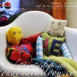 Des doudous dessinés par les garçons