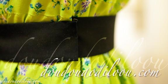 robe japancouture tuniques robes etc modèle M - detail de la ceinture robe japancouture tuniques robes etc modèle M - detail de la ceinture