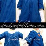 Petit haut modèle R TuniquesRobesEtc CarnetsDeCouture JapanCouture de dos et de face