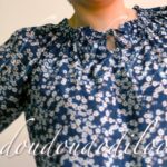 Carnets Coutures Ma Petite Garde-Robe Modèle P Tissu Liberty Mitsi doudoudodiloou détail