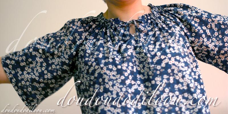 Petit haut en Liberty… (japan couture P)