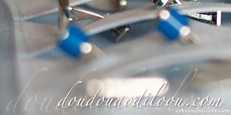 Pochette de rangement pour boutons de manchette