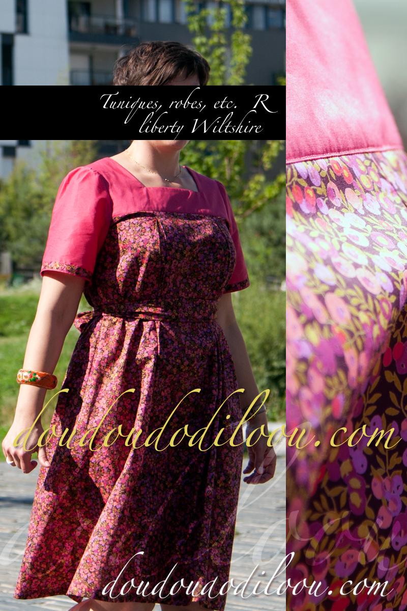 « R » comme robe rose et liberty wiltshire