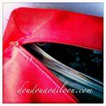 doudoudodilOOu.com : sac à dessins pour enfants : détail zip ouvert