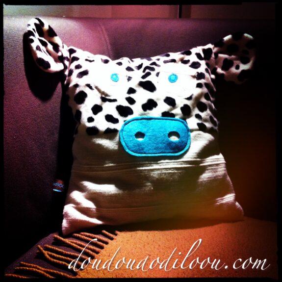 doudoudodilOOu.com : la vache doudou qui voulait un groin de cochon !