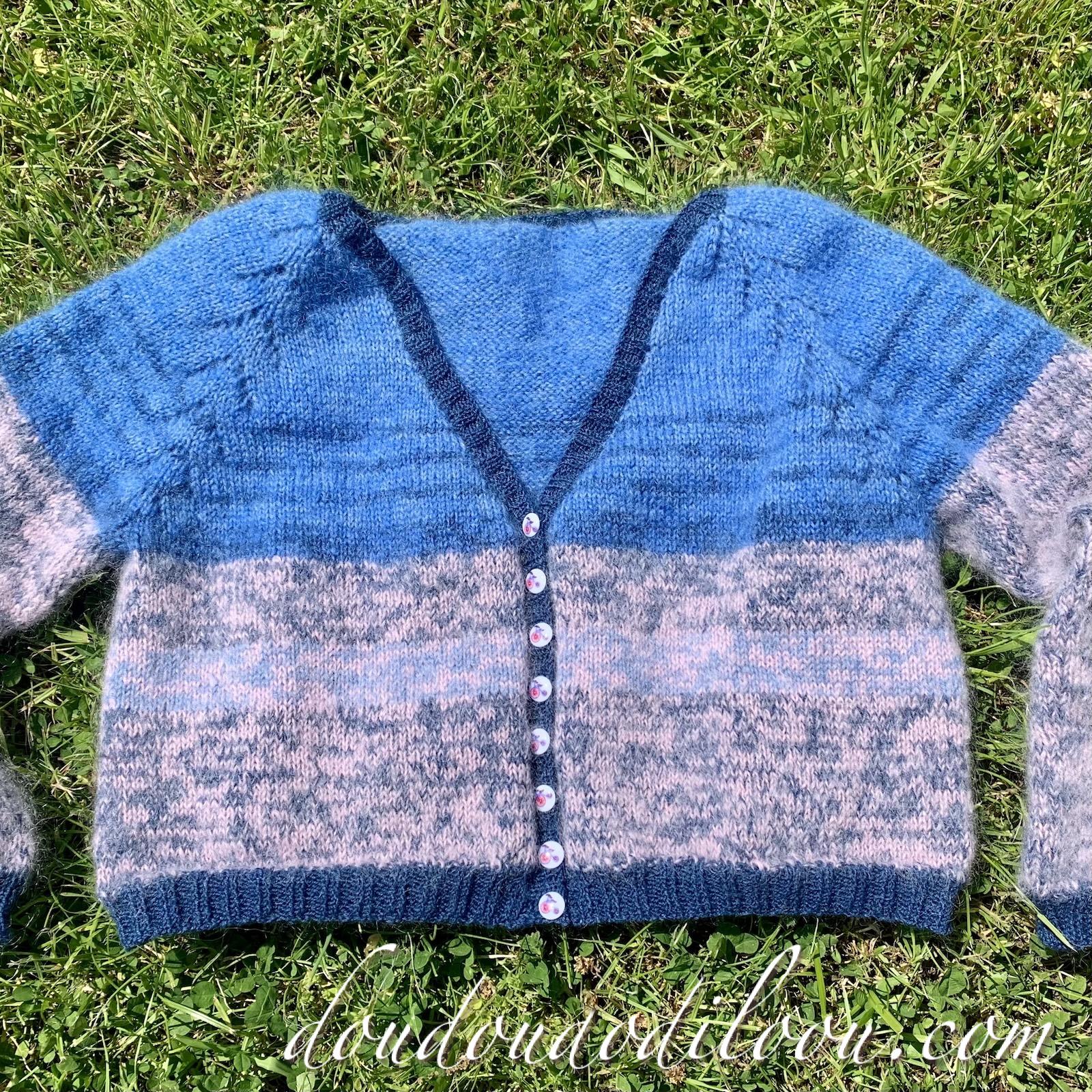 Gilet Rosa cardigan d’Along avec Anna