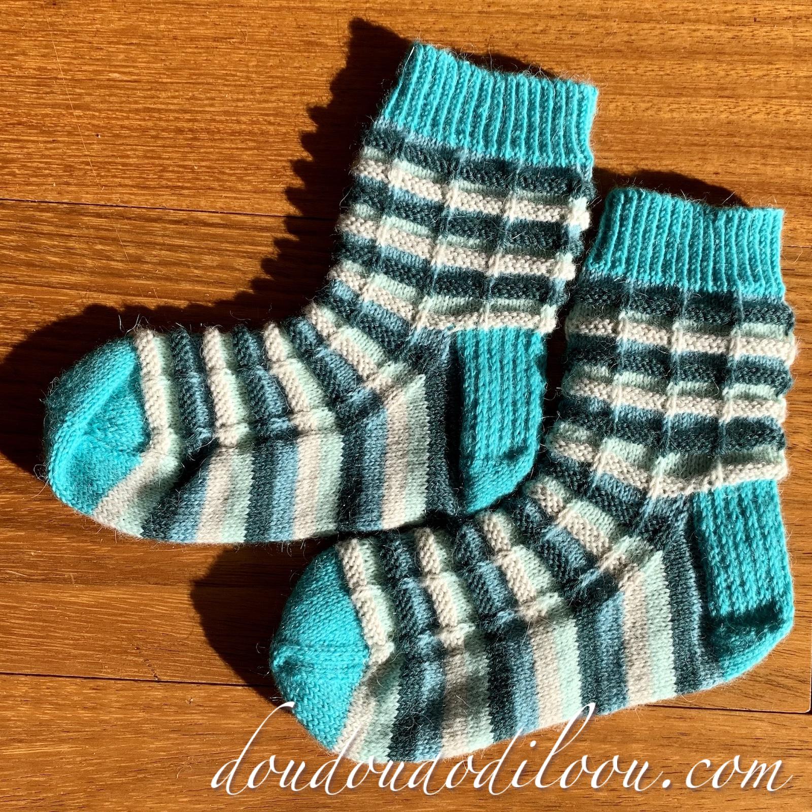 Chaussettes Panache d’Emma Ducher vertes