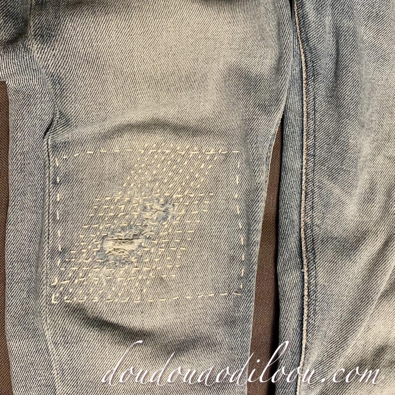 Réparation d’un jean