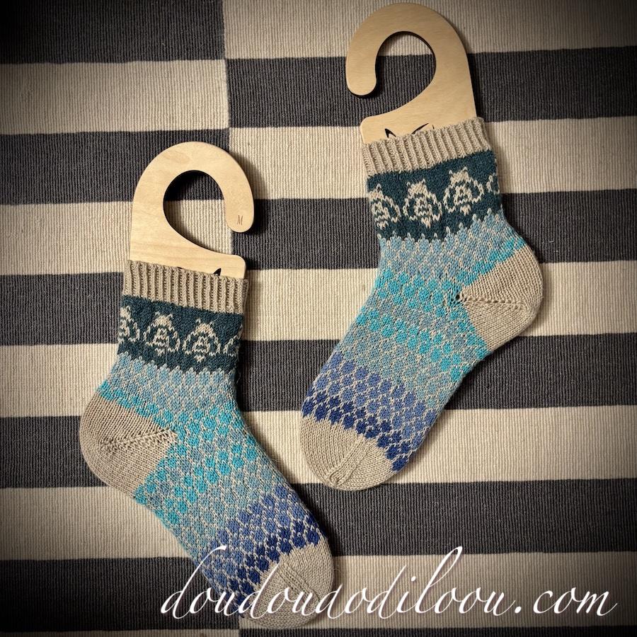 Chaussettes Bee Happy de Lysandre Hourdin